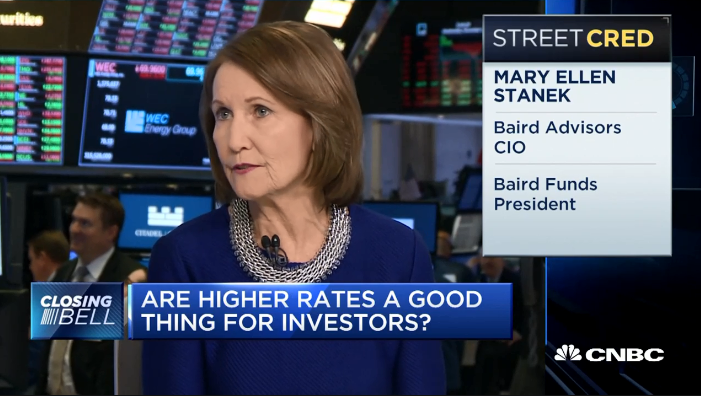 Mary Ellen Stanek on CNBC