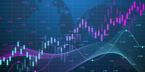 Abstract market chart image.