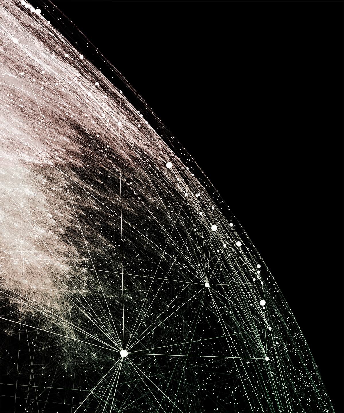 Abstract illustration of global network.