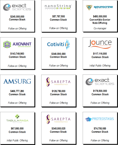 Capital Raising Assignments